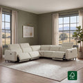 5-Seater Reclining Sofa with Soft, Breathable Fabric