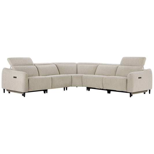 5-Seater Reclining Sofa with Soft, Breathable Fabric