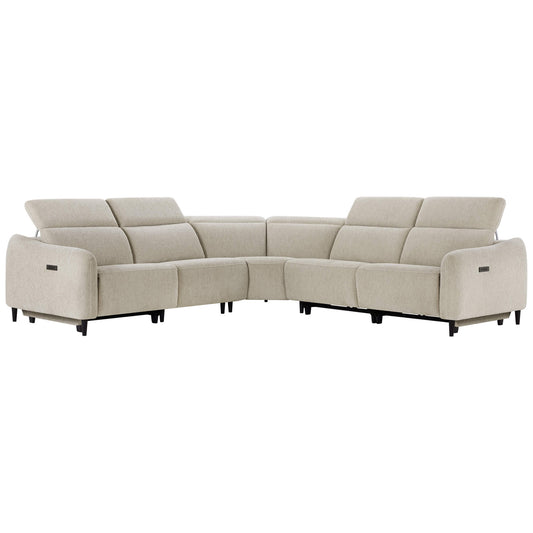 5-Seater Reclining Sofa with Soft, Breathable Fabric