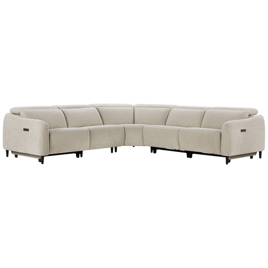 5-Seater Reclining Sofa with Soft, Breathable Fabric