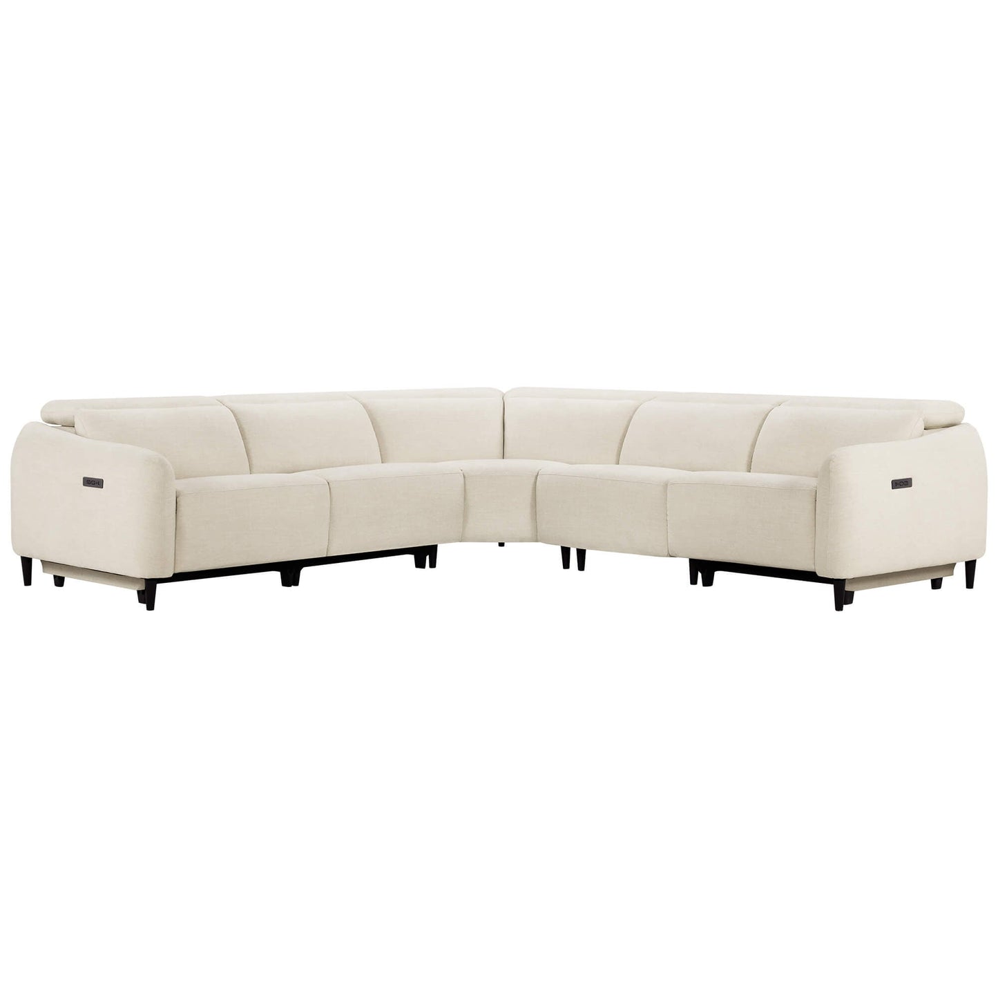 5-Seater Reclining Sofa with Soft, Breathable Fabric