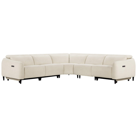 5-Seater Reclining Sofa with Soft, Breathable Fabric