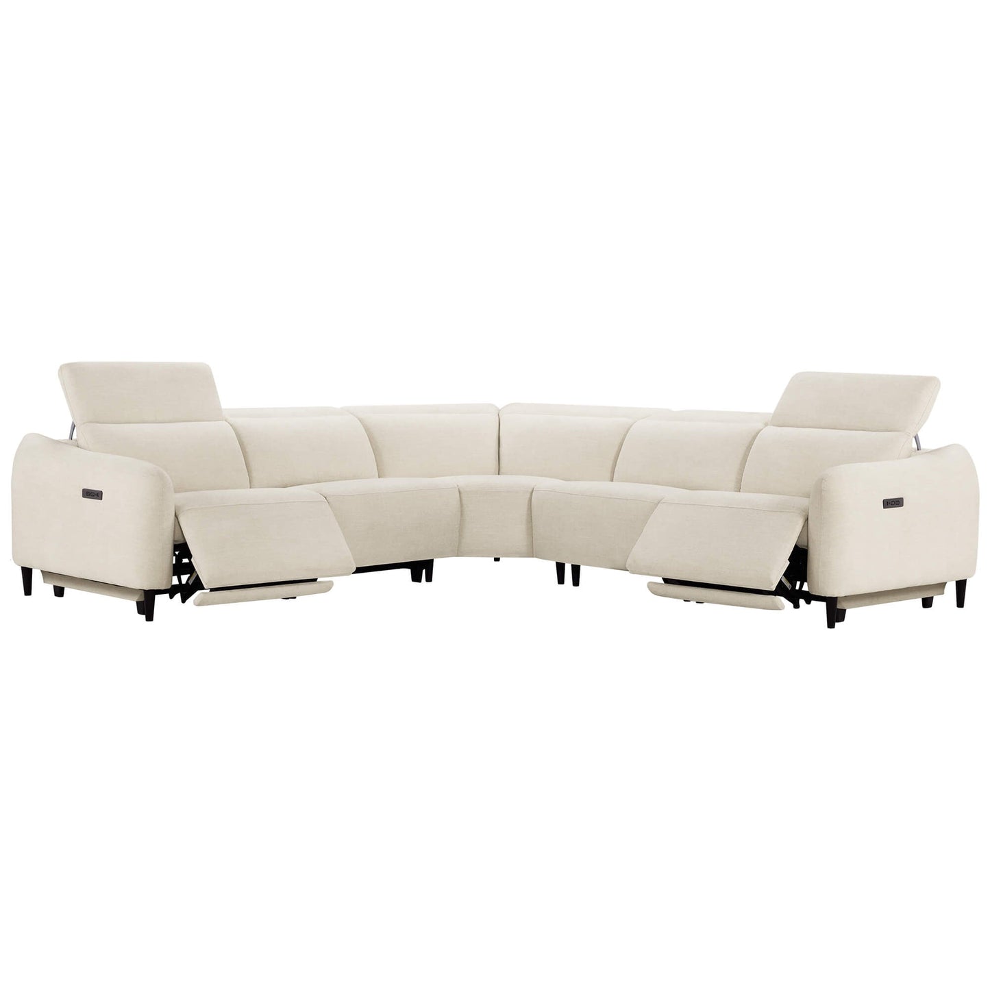 5-Seater Reclining Sofa with Soft, Breathable Fabric