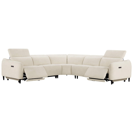 5-Seater Reclining Sofa with Soft, Breathable Fabric