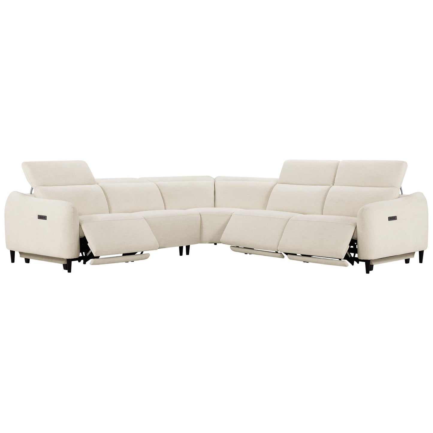 5-Seater Reclining Sofa with Soft, Breathable Fabric