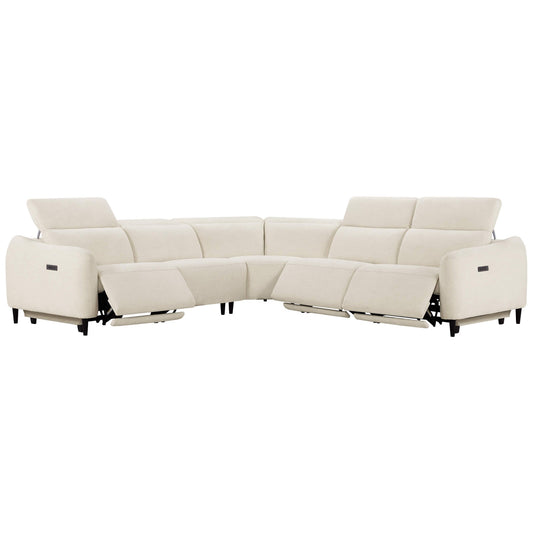 5-Seater Reclining Sofa with Soft, Breathable Fabric
