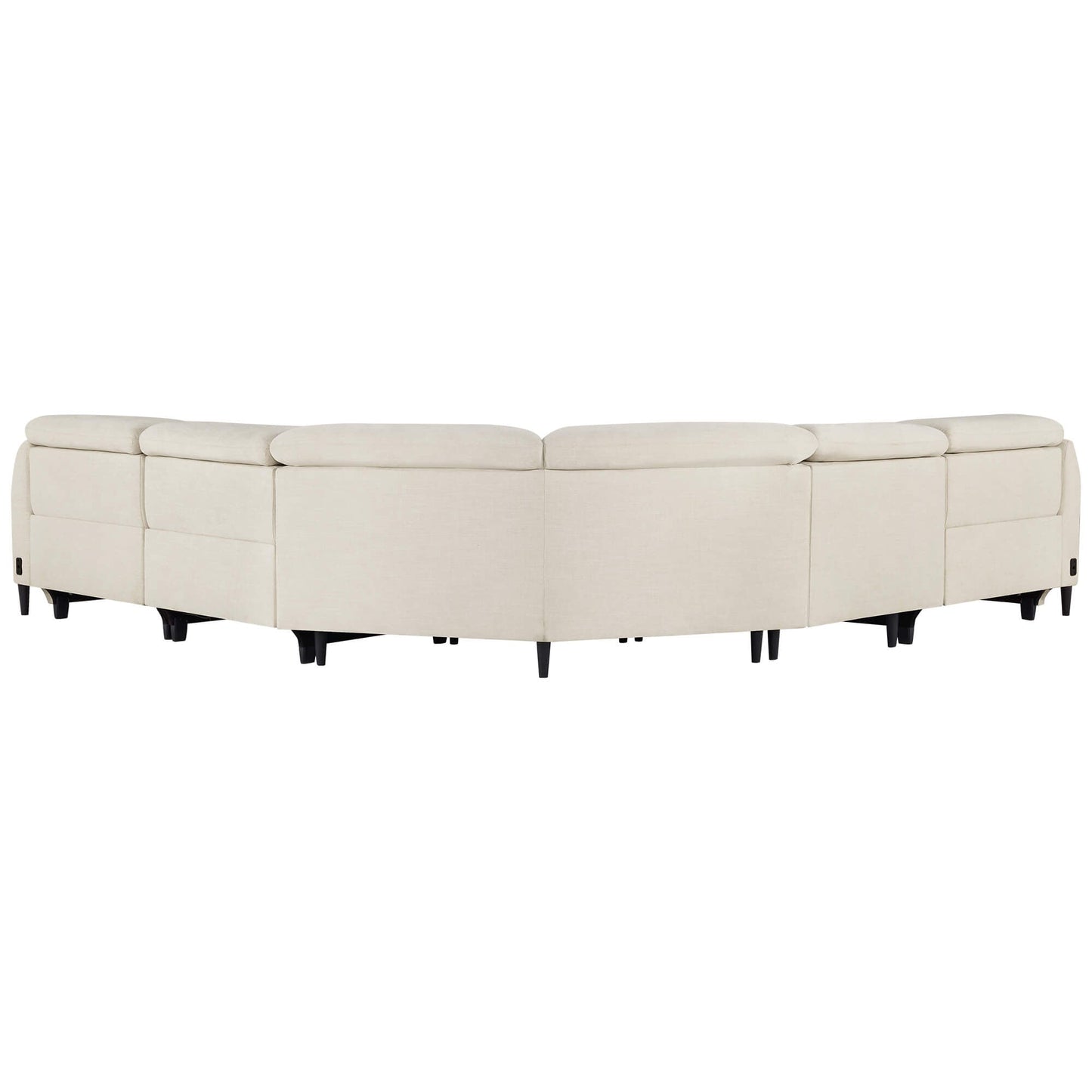 5-Seater Reclining Sofa with Soft, Breathable Fabric