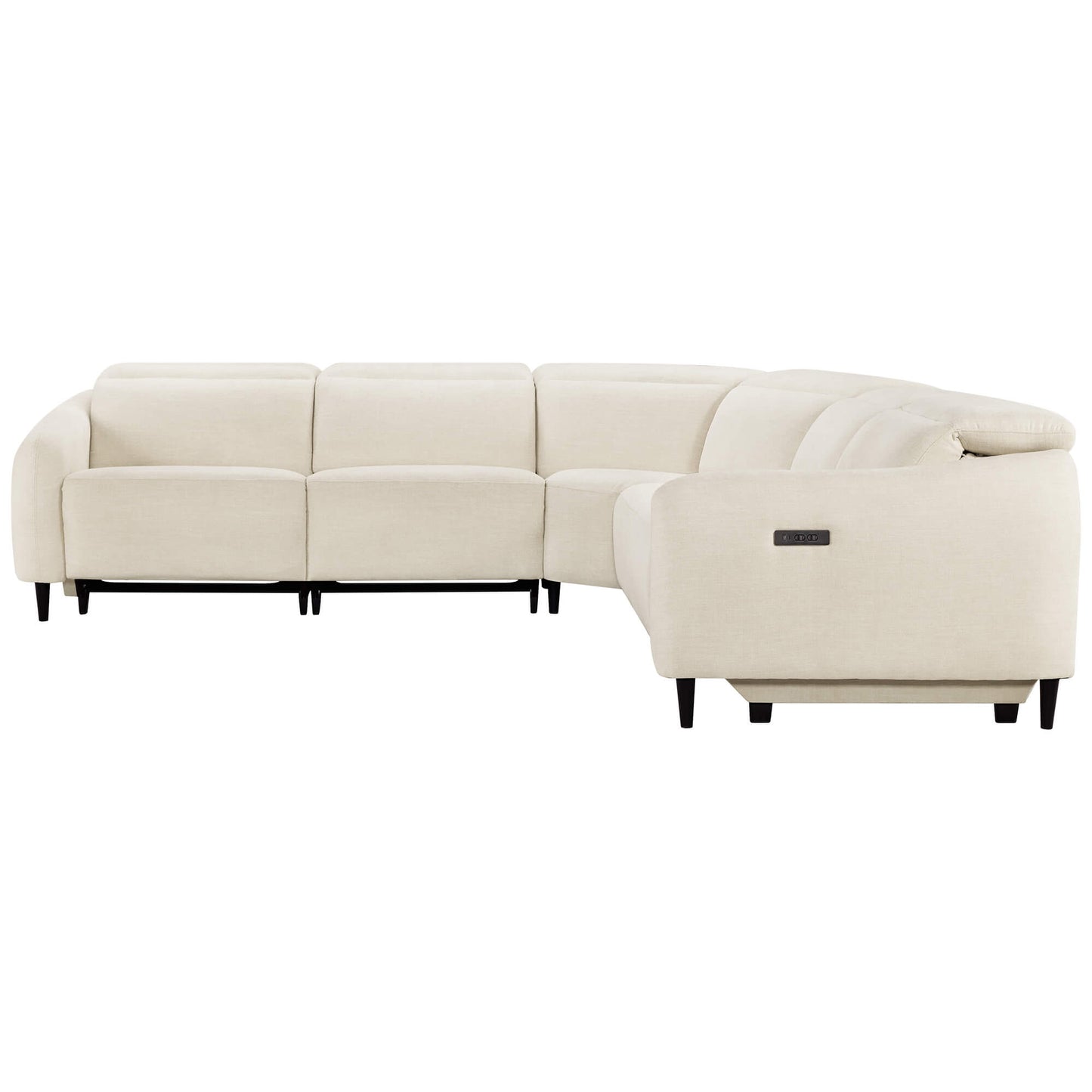 5-Seater Reclining Sofa with Soft, Breathable Fabric