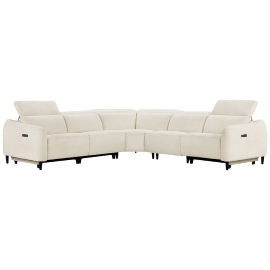5-Seater Reclining Sofa with Soft, Breathable Fabric