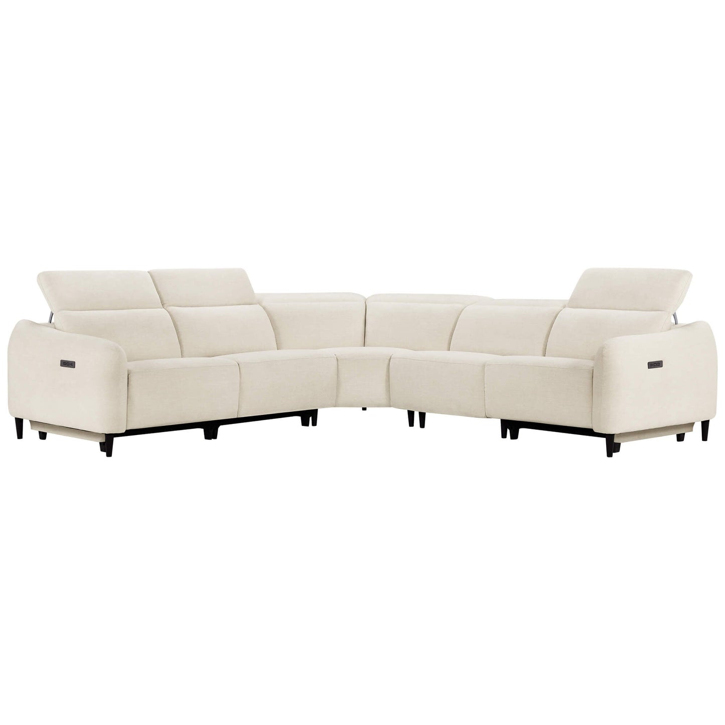 5-Seater Reclining Sofa with Soft, Breathable Fabric