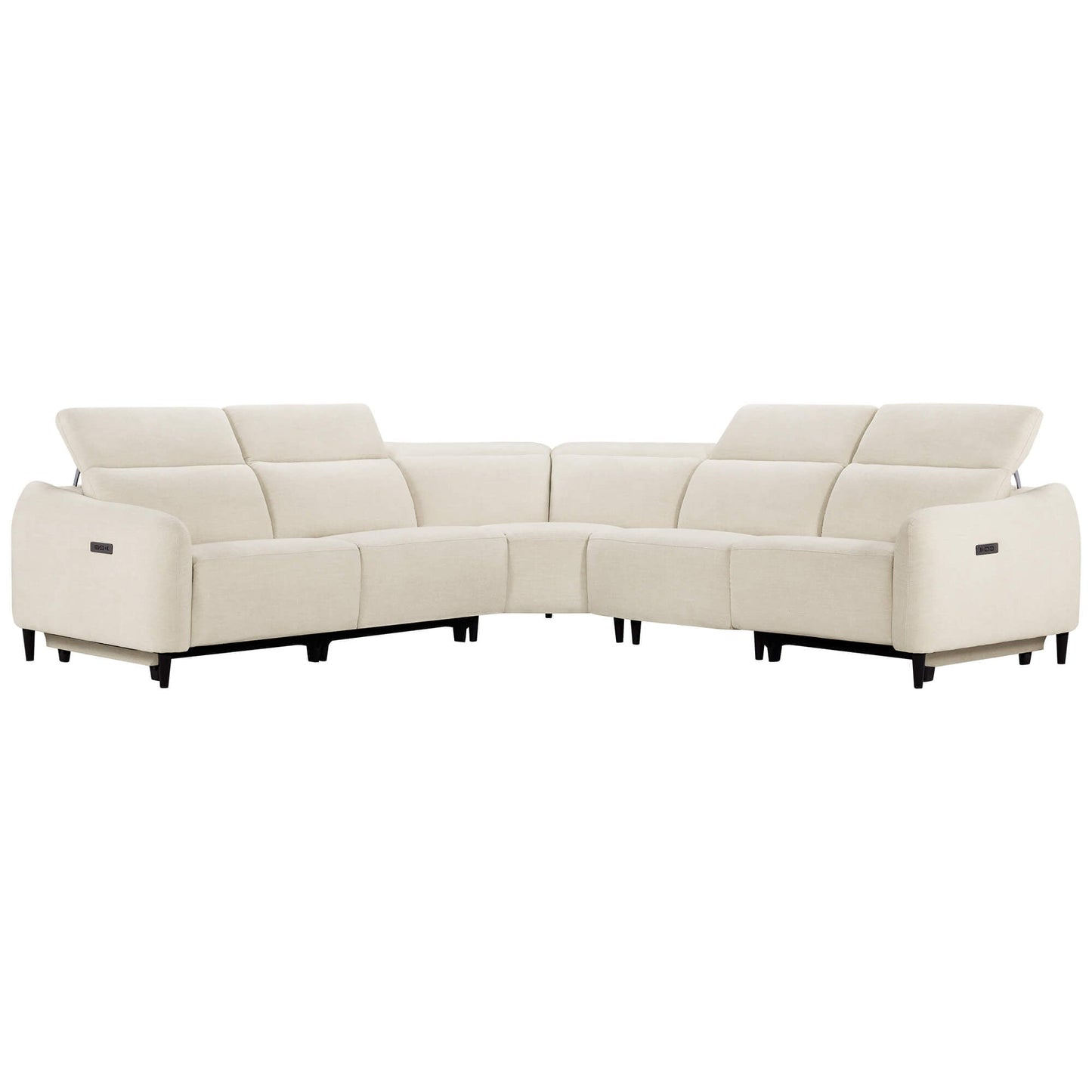 5-Seater Reclining Sofa with Soft, Breathable Fabric