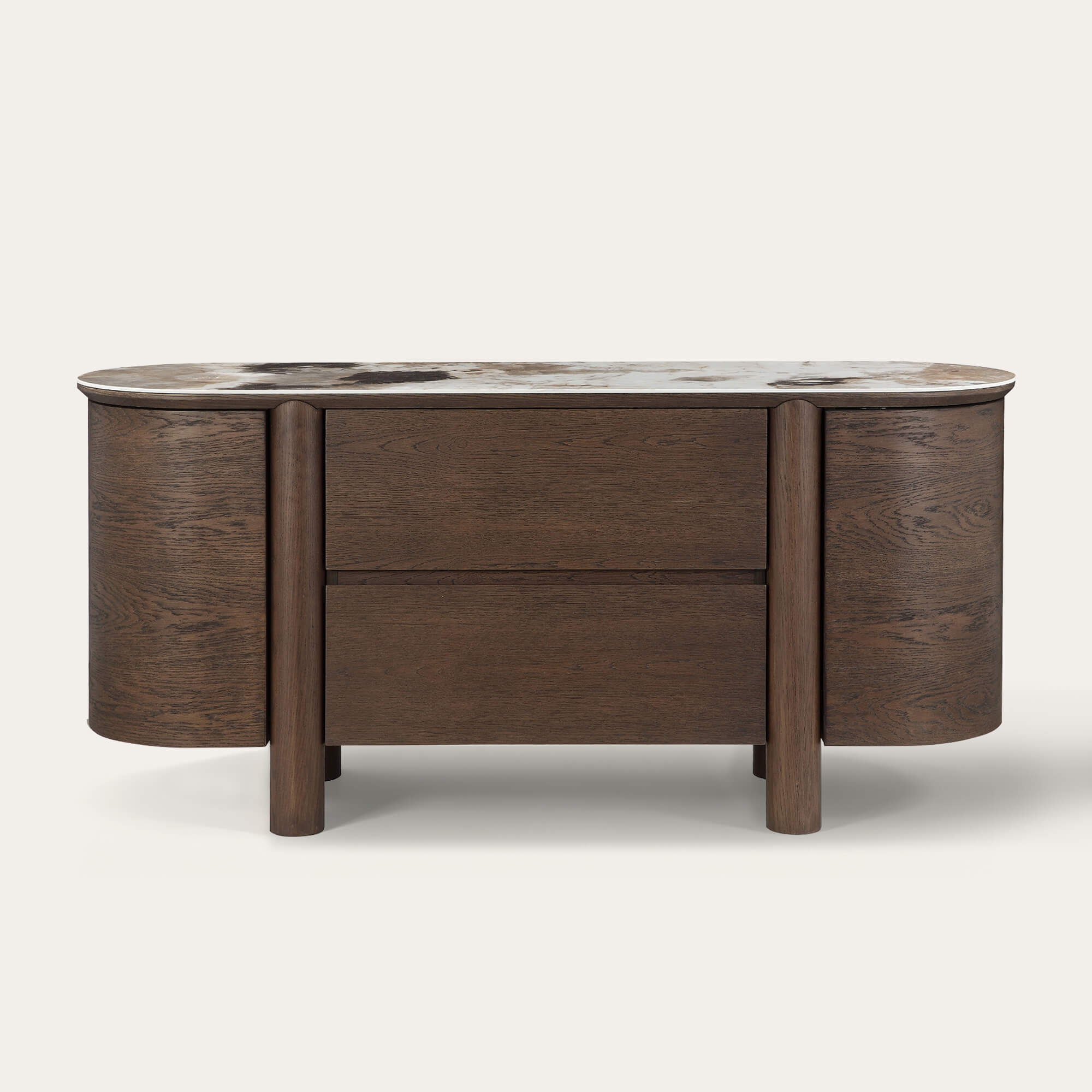 63" Barry Mid-Century Sideboard with Sintered Stone Top