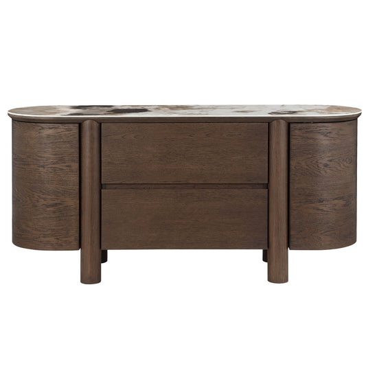 63" Barry Mid-Century Sideboard with Sintered Stone Top