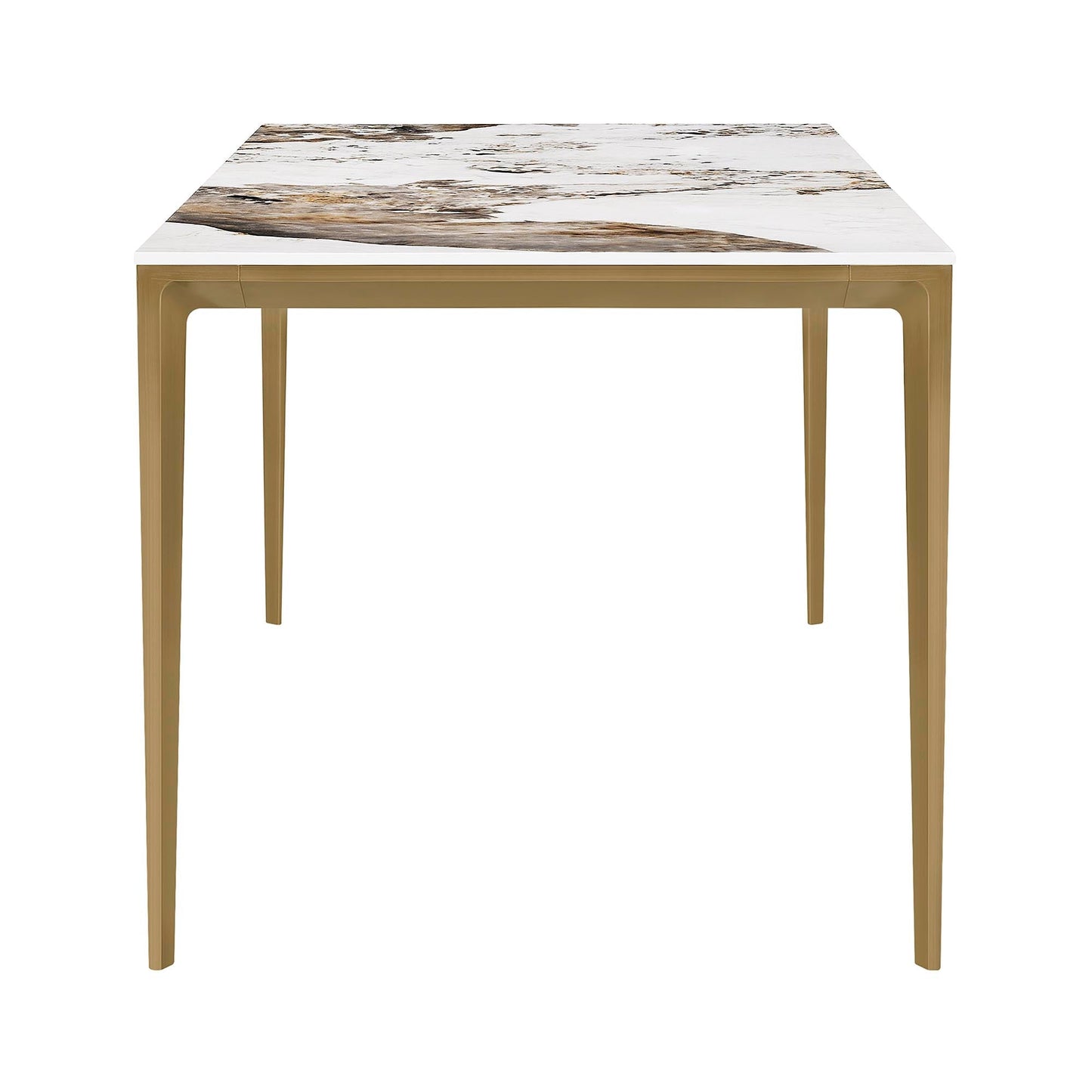 63" Teresa Rectangle Sintered Stone Dining Table