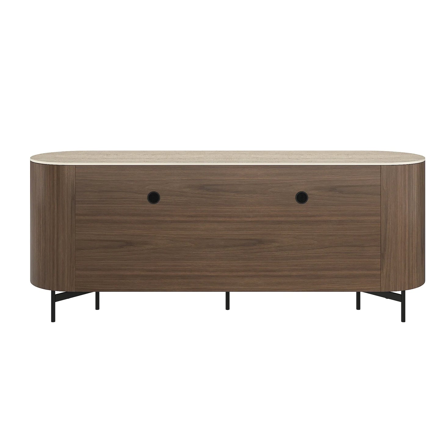79" Blake Travertine Top Sideboard with 4 Doors