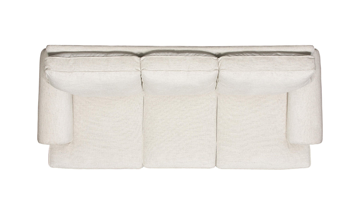 3 Seater Sofa with Rolled Arms in Fabric Upholstery