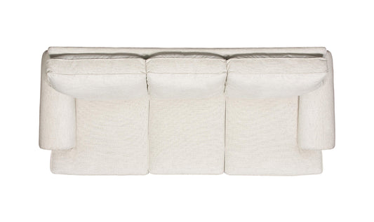 3 Seater Sofa with Rolled Arms in Fabric Upholstery
