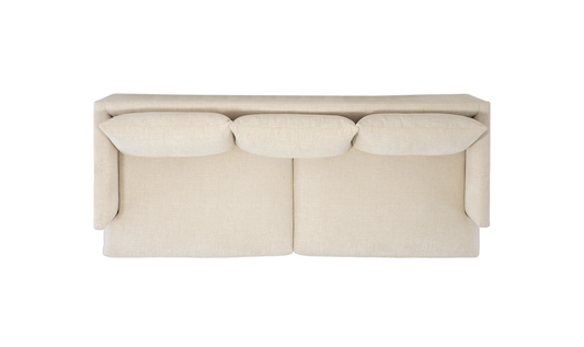 Fabric Sofa with Tuxedo-Style Arms in Colette Design