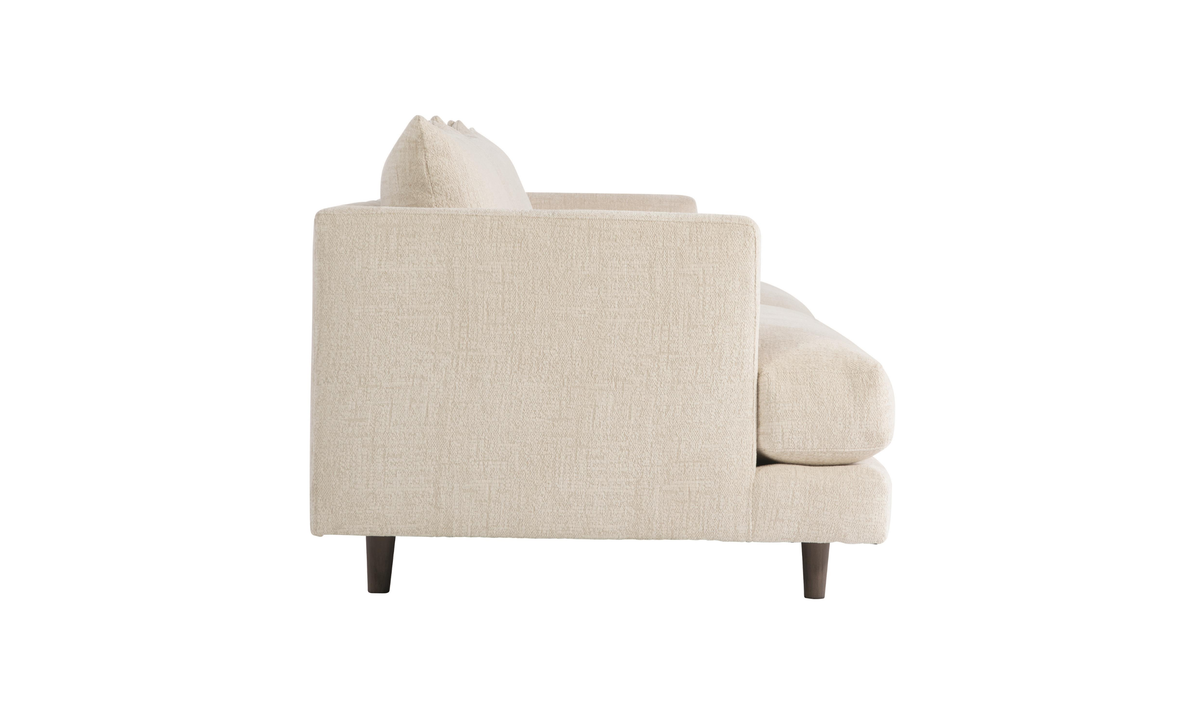 Fabric Sofa with Tuxedo-Style Arms in Colette Design