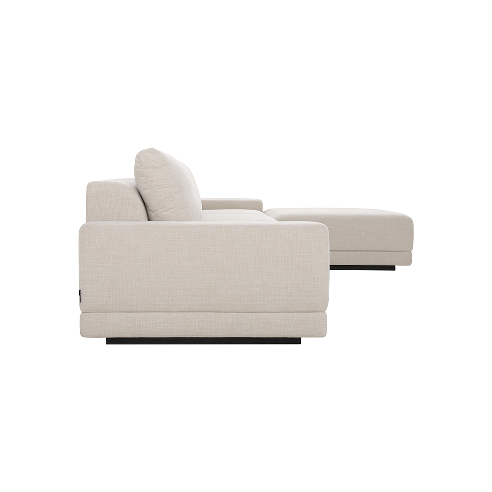 Torino 4-Piece Sofa Set with Ottoman in Beige