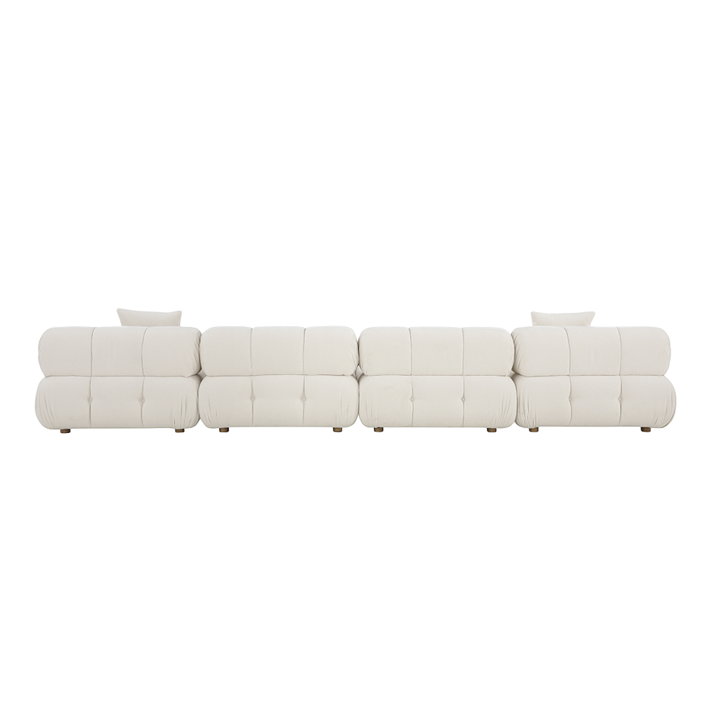 Large Off-White Sectional Sofa with Modern Design