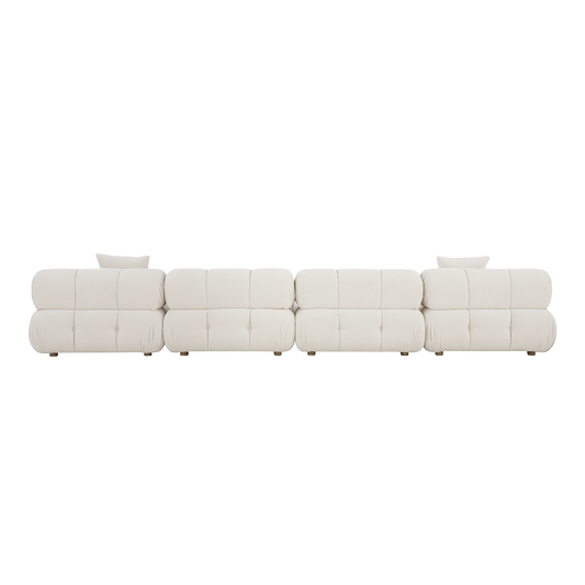 Large Off-White Sectional Sofa with Modern Design