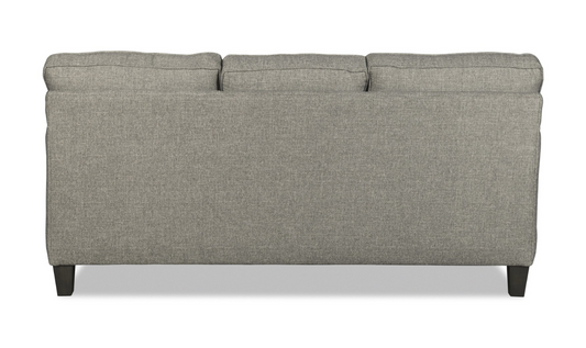 Fabric Sofa with Tufted Back Design