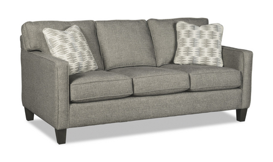 Fabric Sofa with Tufted Back Design