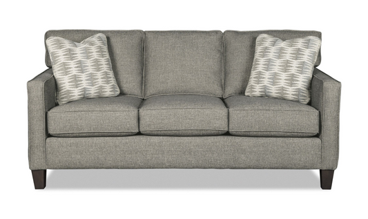 Fabric Sofa with Tufted Back Design