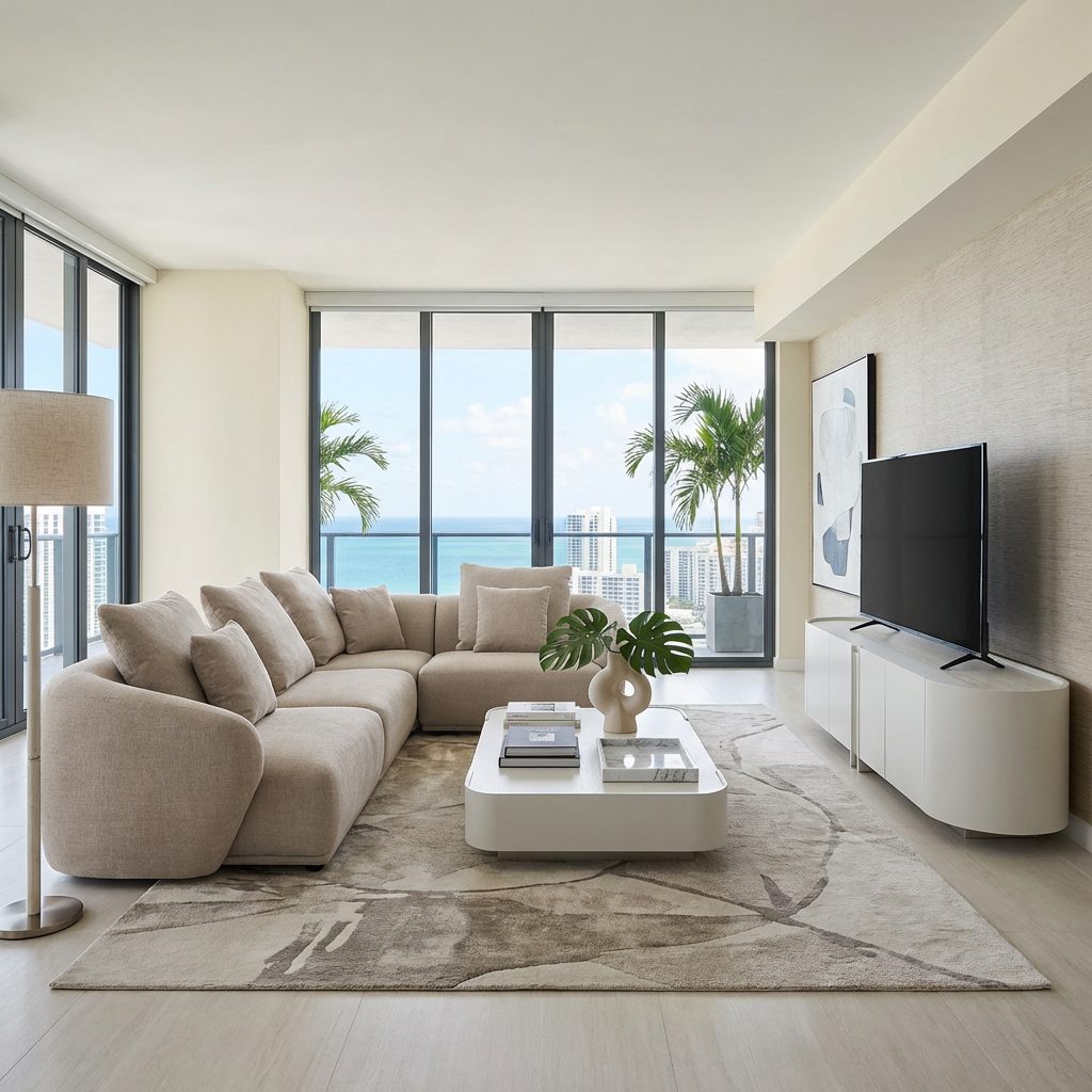 Sectional Sofa in L-Shaped Design