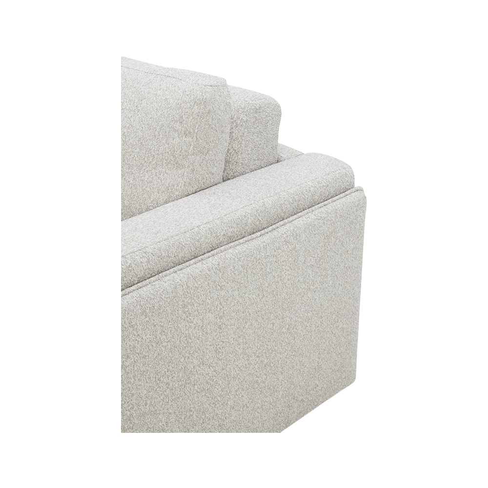 Sofa Bed in Greige with Stylish Minimalist Design