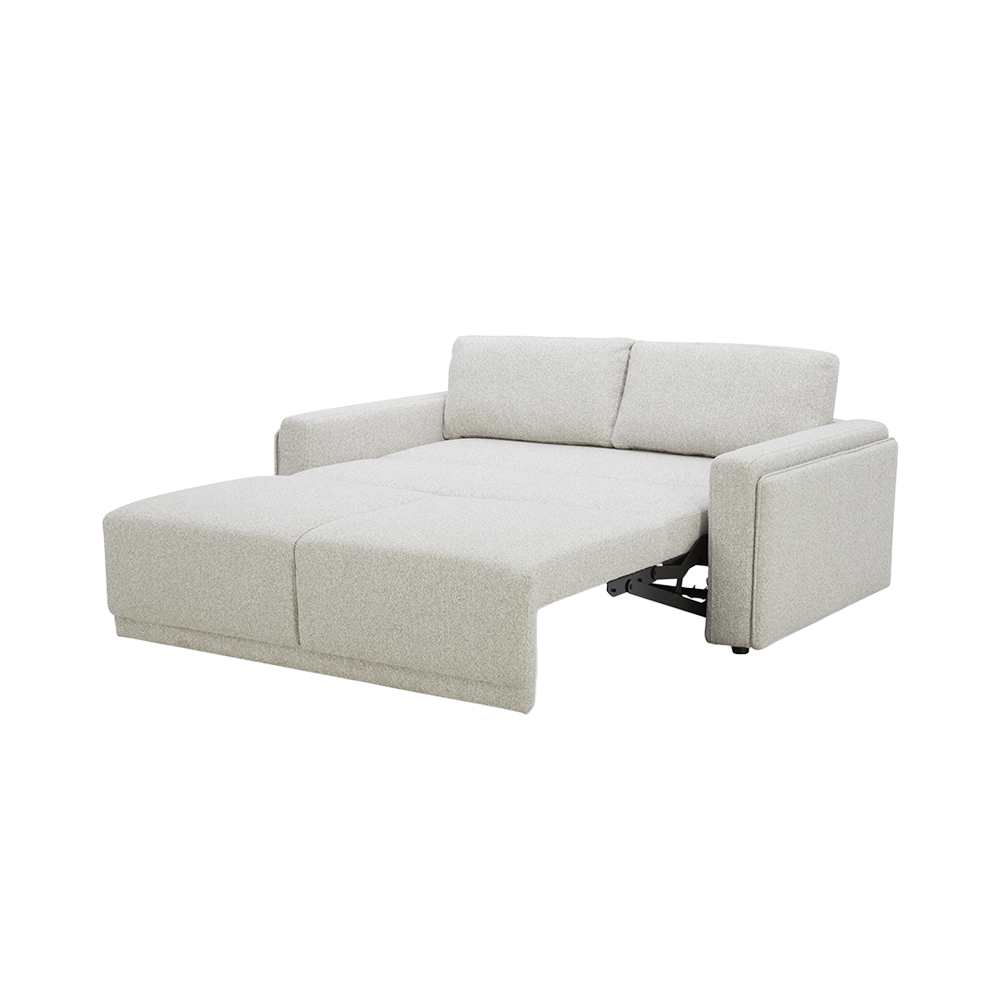 Sofa Bed in Greige with Stylish Minimalist Design
