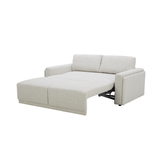 Sofa Bed in Greige with Stylish Minimalist Design