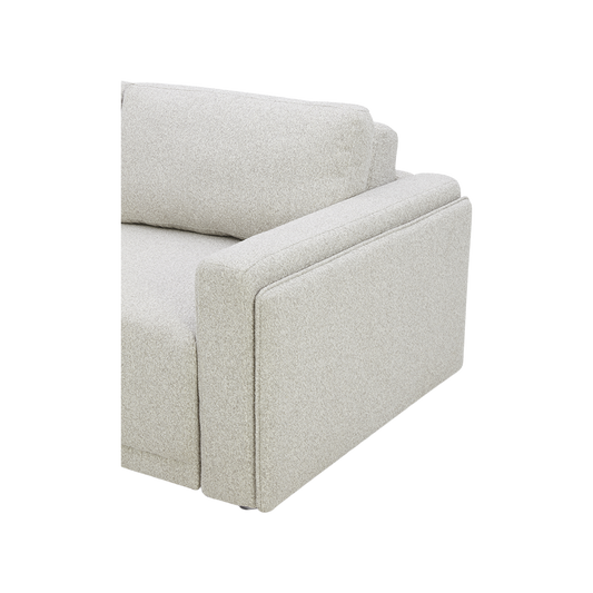 Sofa Bed in Greige with Stylish Minimalist Design