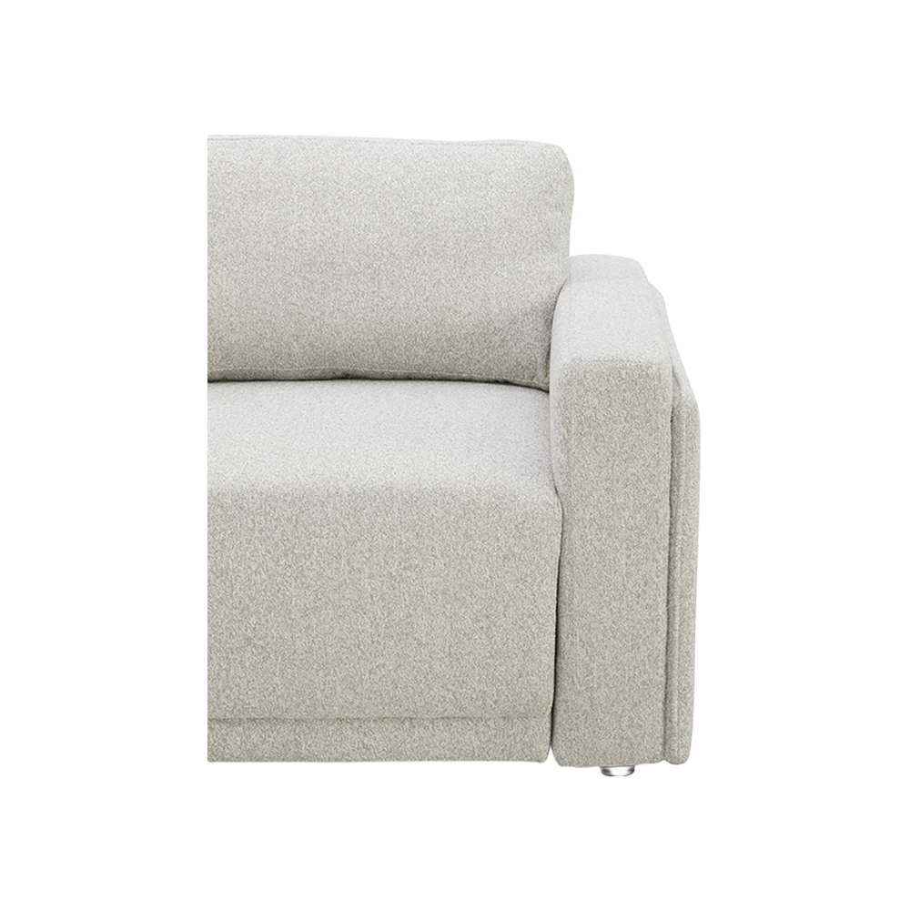 Sofa Bed in Greige with Stylish Minimalist Design