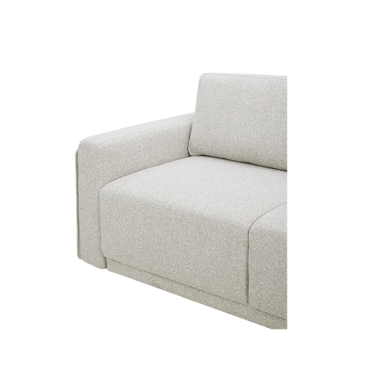 Sofa Bed in Greige with Stylish Minimalist Design