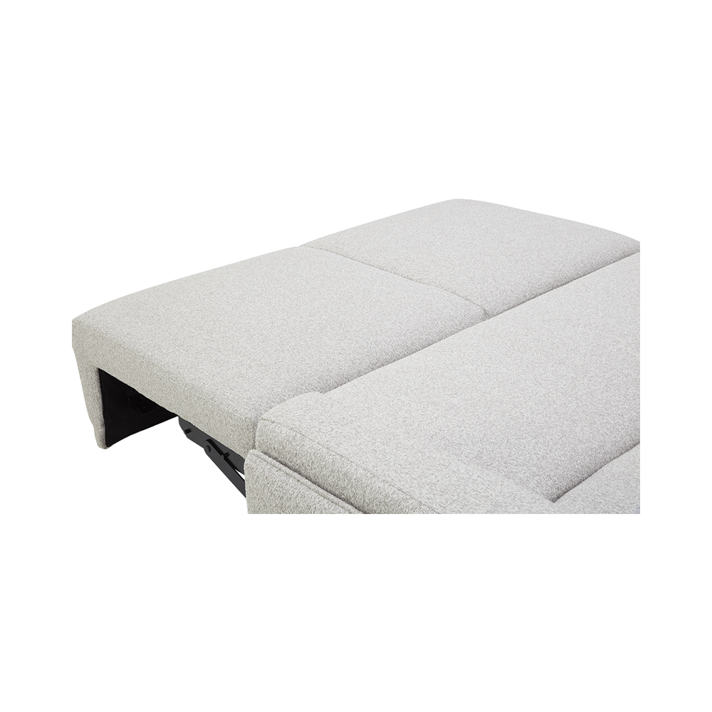 Sofa Bed in Greige with Stylish Minimalist Design