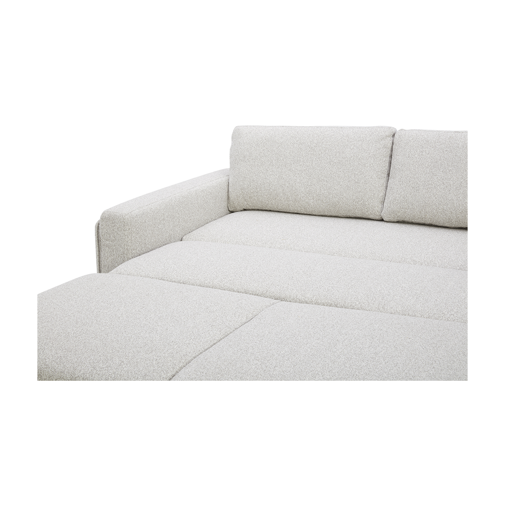 Sofa Bed in Greige with Stylish Minimalist Design