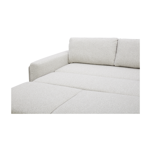 Sofa Bed in Greige with Stylish Minimalist Design