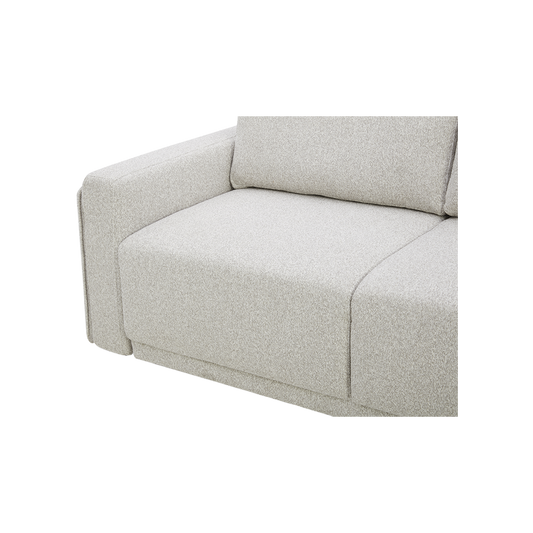 Sofa Bed in Greige with Stylish Minimalist Design