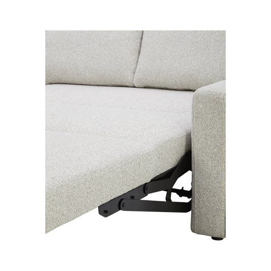 Sofa Bed in Greige with Stylish Minimalist Design