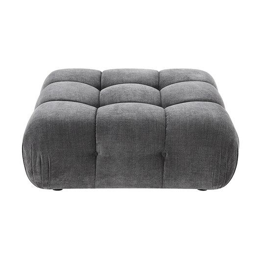 Ottoman in Graphite with Contemporary Design