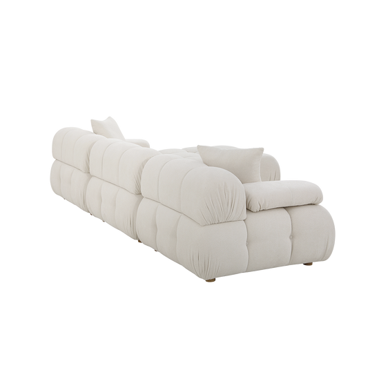 Sectional Sofa Off White with Modern Design