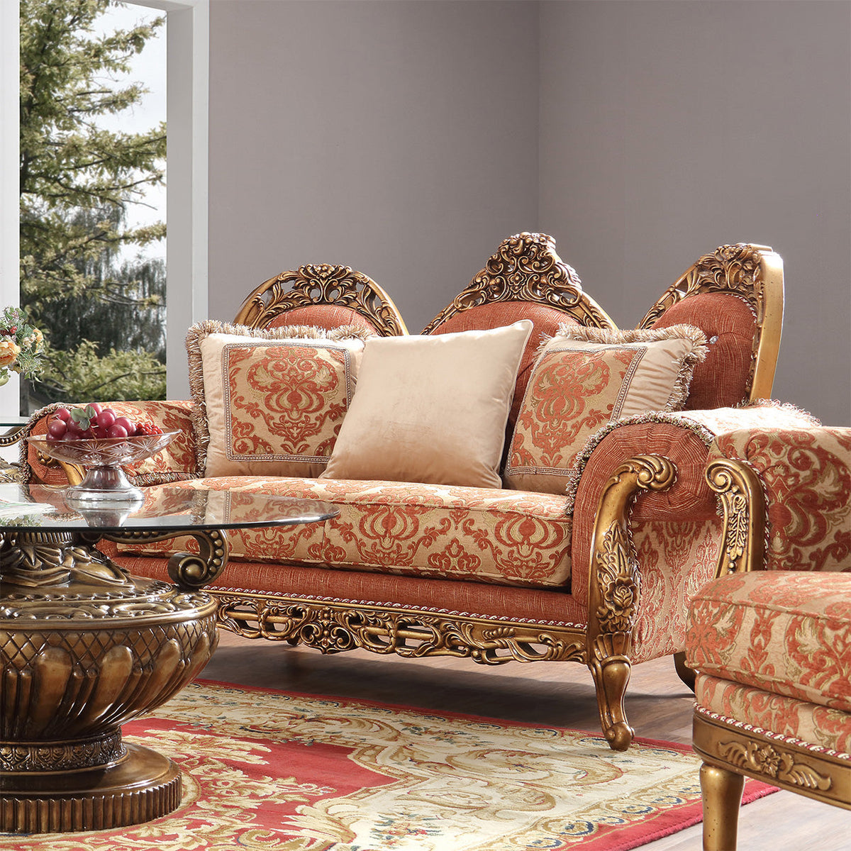 Mutsumi Sofa in Soft Fabric with Contemporary Design