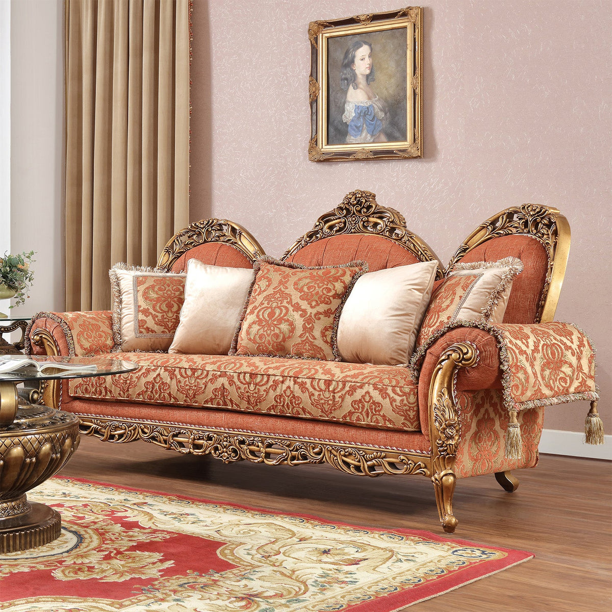 Mutsumi Sofa in Soft Fabric with Contemporary Design