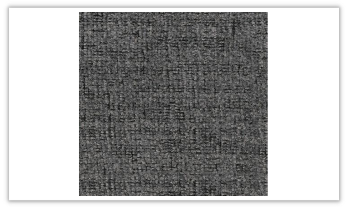 Gray Fabric 3-Seater Sofa with Slope Arm Design