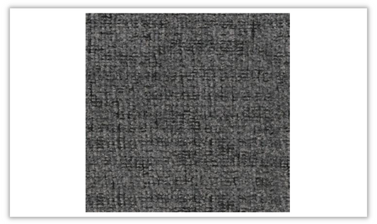 Gray Fabric 3-Seater Sofa with Slope Arm Design