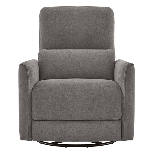 Modern Power Swivel Glider Recliner with Adjustable Headrest
