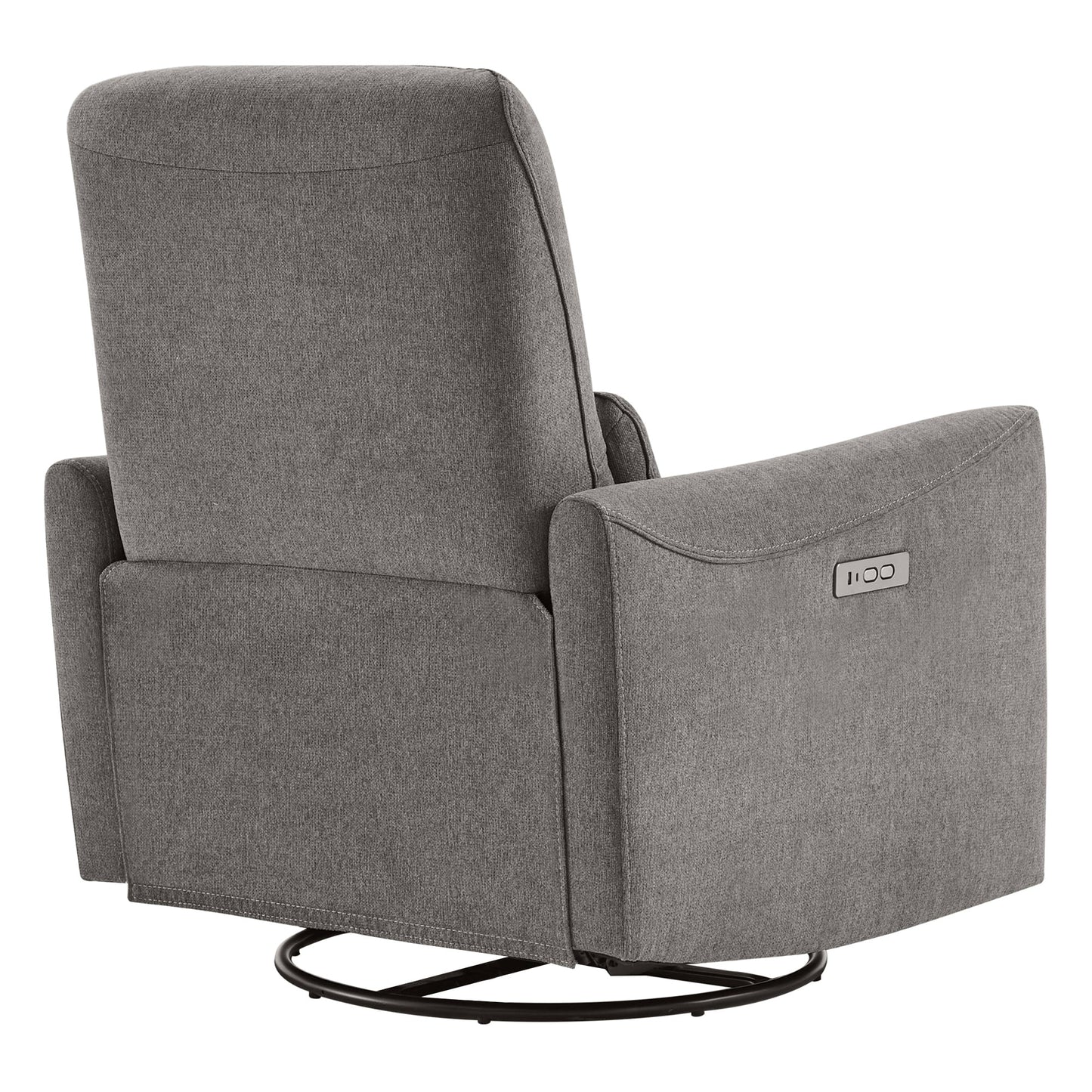 Modern Power Swivel Glider Recliner with Adjustable Headrest