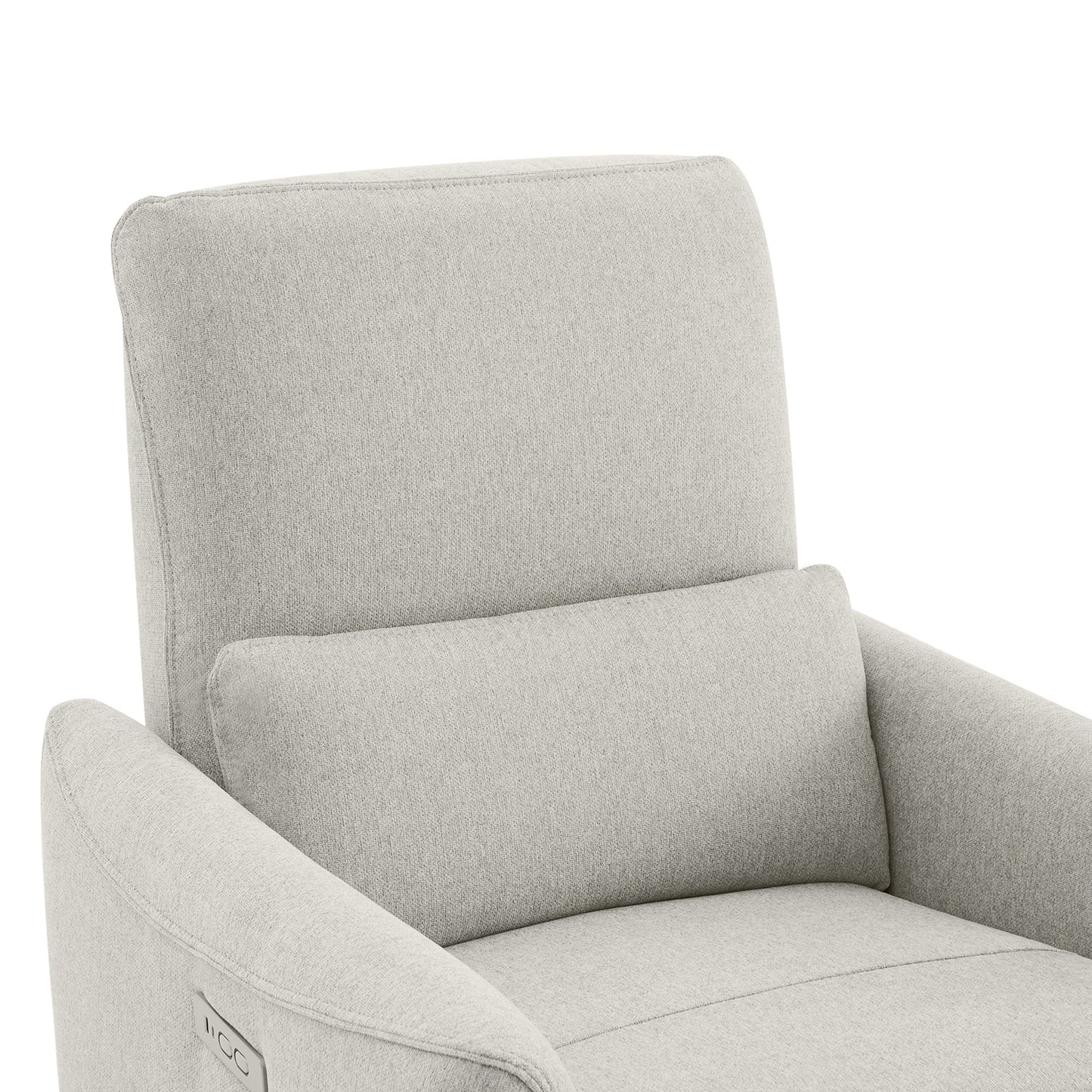 Modern Power Swivel Glider Recliner with Adjustable Headrest